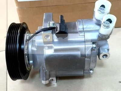 Nuevo compresor de aire acondicionado para Nissan Micra K12 MARCH AK12 CR12DE 92600-AX020 Foto 1 de 2