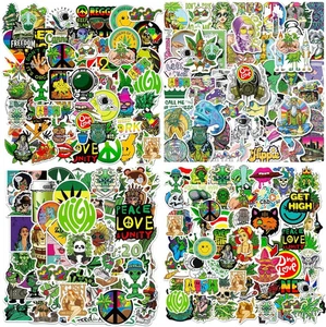 Weed Stickers, 200 Waterproof Stoner Vinyl Stickers for Adults, Stickers for - Picture 1 of 5