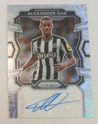 2023-24 Panini Prizm EPL Signatures Prizms Choice #S-AI Alexander Isak - Image 1 of 3