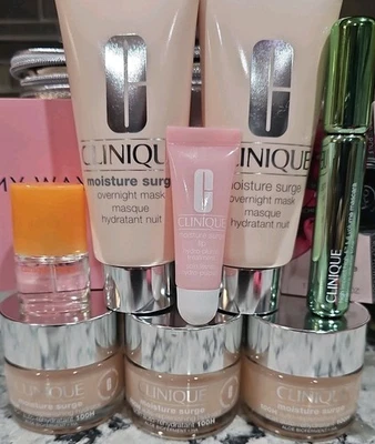 Clinique Moisture Surge FULL SIZE Lot ~ 5.1oz  100H HYDRATOR OVERNIGHT MASK LIP  - Image 1 of 4