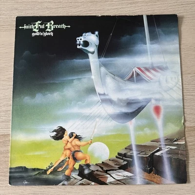 Rare FAITHFUL BREATH - Gold n Glory LP 1984 Mausoleum SKULL8335 Metal Belgium - Imagem 1 de 4
