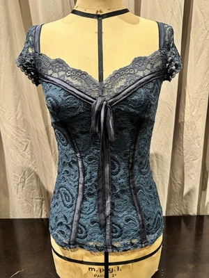 Corsé Ann Ferriday Edición Especial Encaje y Seda Hada Encaje Novia S/M Foto 1 de 4