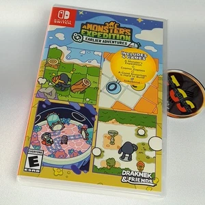 A Monster's Expedition + Earlier Adventures SWITCH USA NEW Draknek Puzzle Advent - Picture 1 of 8