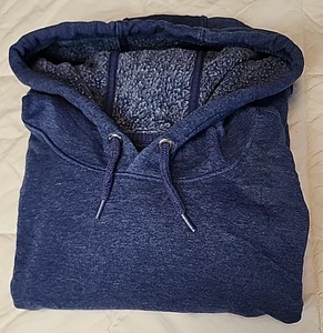 Excellent Carhartt Loose Fit Plus Size Men's Hoodie, Size 2xL Navy - Picture 1 of 11