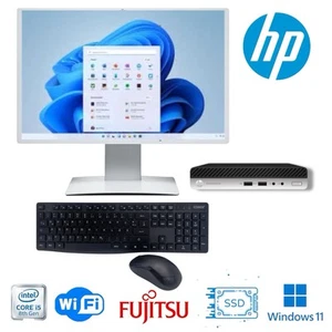 HP Mini PC Set | i5-8500T | 16GB | 256GB | WiFi | Win 11 Pro | 2 Jahre Garantie - Afbeelding 1 van 1