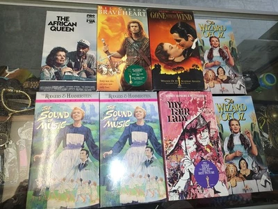 Classics On VHS The Sound Of Music My Fair Lady Gone With The Wind African Queen - Image 1 of 4