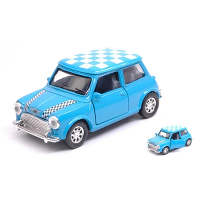 MINI COOPER 1959 LIGHT BLUE 1:32 New Ray Auto Stradali Modellino Nuovo - Immagine 1 di 3