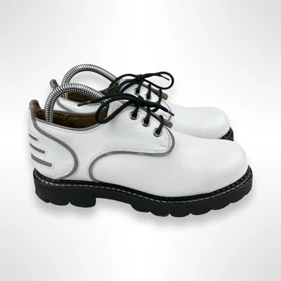 JOHN FLUEVOG VINTAGE AÑOS 90 MUJER TALLA 7 PUNTERA ACERO 3M REFLECTANTE SAFETYVOGS Foto 1 de 4