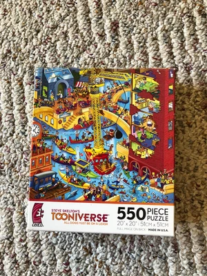 Puzzle de 550 piezas All Dogs Must Be On A Leash usado - muy buen estado Foto 1 de 4