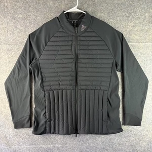 Adidas Frostguard Insulated Golf Jacket Padded Insulated Stretch Men's Large Blk - Picture 1 of 24