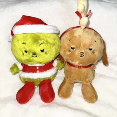 Hallmark Better Together Dr. Seuss Grinch and Max Magnetic Plush Pair 6" - Image 1 of 4