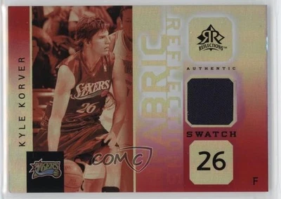 2005-06 Upper Deck NBA Reflections Fabric Swatch Red /100 Kyle Korver #FR-KK - Image 1 of 2
