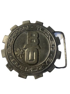 Original Vintage BTO 1975 Bachman Turner Overdrive Cinturón Hebilla Fonograma Inc.  Foto 1 de 4
