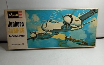REVELL  1/72 AVION JUNKERS ju 88-C6  COMPLET en BOITE ns - Photo 1/4