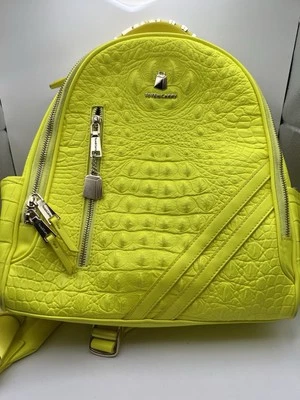 ToteNCarry Bags Neo Yellow Crocodile Totencarry Apollo 2 Bff Y2K Fashion Bag - Image 1 of 4