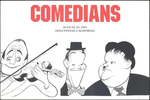 USA. 1991 Comedians (2566b) First Day Ceremony Program +Souvenir Page - Picture 1 of 2
