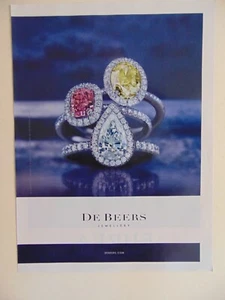 Anuncio impreso de anillos de joyería DE BEERS 2012 - Imagen 1 de 1