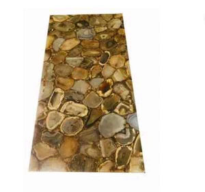 3'x2' dining coffee center marble table top inlay agate decor home room k2 - Picture 1 of 3