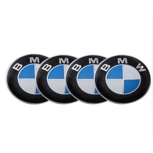 Lot de 4 Sticker Centre de Roue Etanche Moyeu Wheel cap Voiture Auto B Diam 56mm - Imagen 1 de 1