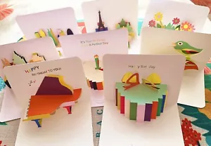 NEW 3D Pop up Blank Greeting Card Birthday New home Wedding - Picture 1 of 13