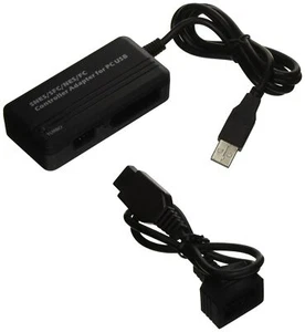 PC053 Super NES/Super Famicom/NES/Famicom Controller Adapter for PC & PS3 USB - Picture 1 of 4