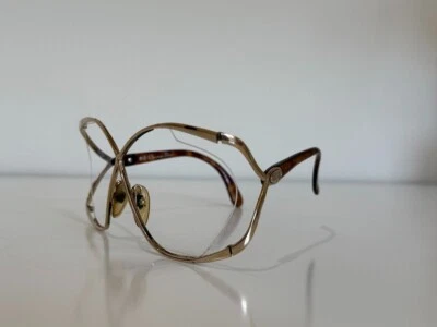 Christian Dior CD 2056 47 Mariposa Dorado Marrón Gafas de sol Marco 67-03 Foto 1 de 4