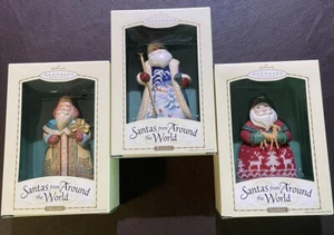 Hallmark Keepsake Ornament Santas from Around the World 3 Poland Norway Russia - Picture 1 of 6