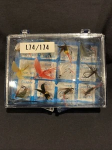 Vintage Fly Fishing Lures/Feathers Set Of 12 - Picture 1 of 5