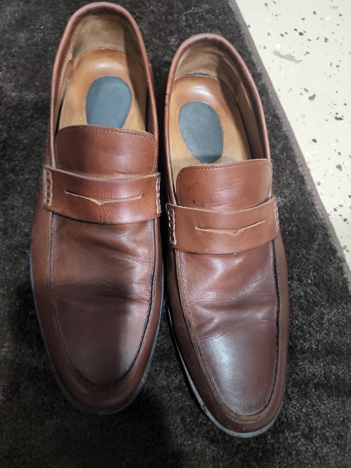 Brown Tan Loafers Shoes 