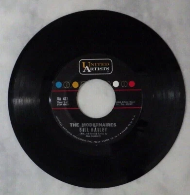 THE MODERNAIRES BILL BAILY / MR. LUCKY United Artists 422 - Image 1 of 2