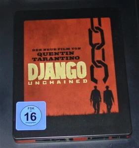 Django Unchained Limited Steelbook with Small Dent Blu Ray Only Played Once - Picture 1 of 6