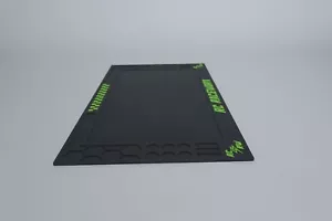 TrackPack - Tappetino RC Raceworx Worx Pit in nero e verde + tappetino saldante MAX Guard - Foto 1 di 11