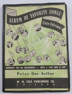 Vintage Sheet Music Album of Favorite Songs Cole Edition 1936 All Instruments - Picture 1 of 9