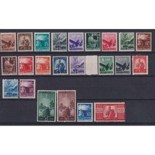 REPUBBLICA 1945-48 DEMOCRATICA 23 V. G.I MNH** CERT.