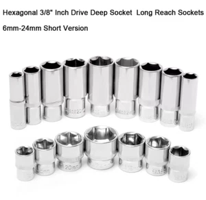 High Quality Hex Socket 3/8" Short Socket Hexagon Socket Head High-torque 1Pcs - Picture 1 of 7