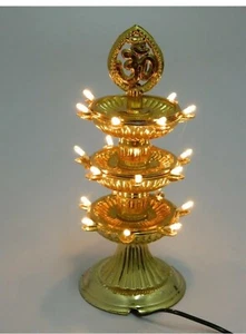  Diya elettrica (oro) spedizione gratuita - Foto 1 di 3