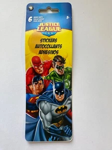 6 Sheets DIsney Justice League Stickers Stickers Party Favors Batman Superman - Picture 1 of 2