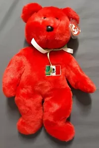 1999 14" Grande Ty Osito Gorro Buddy Bear con etiqueta colgante bandera de México Buddies - Imagen 1 de 4