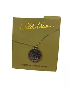 Collana artigianale Wild Iris albero della vita argento sterling nuova con etichetta - Foto 1 di 4