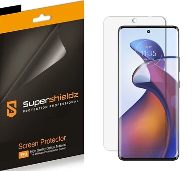 2X Protector de pantalla transparente Supershieldz para Motorola Edge 30 Fusion (TPU) Foto 1 de 2