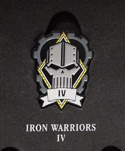 Iron Warriors Legion Pin Badge Horus Heresy Limited Edition Warhammer 30k IV - Bild 1 von 1