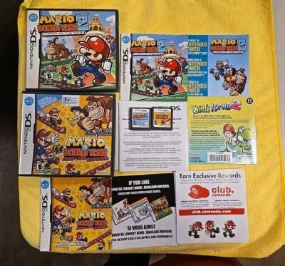 Mario vs Donkey Kong 2: March of the Minis and Part 1 (Nintendo DS) CIB. 2/pcs. - Image 1 of 4