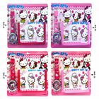 Hello Kitty Cat Girl Child Accessories Wrist Watch & Wallet Electronic Gift Toy