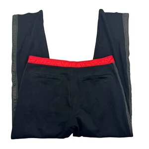 Kiton Pants Mens M Black Knitted Gray Stripe Workout Training Pockets Sweatpants - Picture 1 of 9