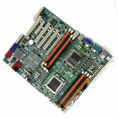 ASUS KCMA-D8 Motherboard Socket C32 AMD 5670 ATX DDR3 with two 4171HE CPU - Image 1 of 4