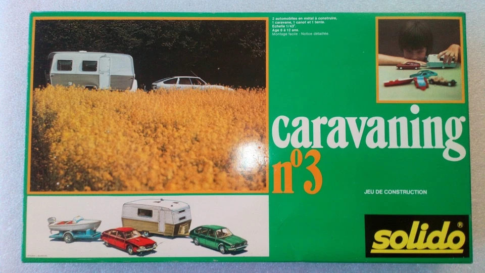 SOLIDO® 1/43  N° 449 CARAVANING n°3  Factory sealed.  - Photo 1/4