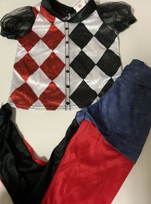 🔰 Disfraz Harley Quinn Superhéroe DC de Rubie para niña (M 8/10)👉SIN ACCESORIOS Foto 1 de 4