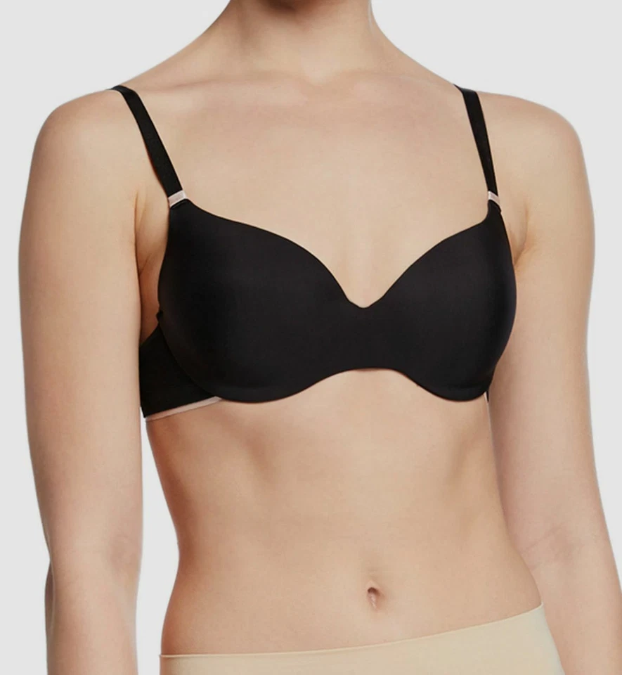 Chantelle Women's Black Absolute Invisible Smooth Contour Bra Size USA 34DDD