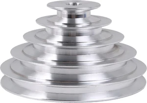 CNBTR 16Mm Bore 54Mm-150Mm Outter Dia Aluminum 5 Slot a Type Pulley 5 Step Pulle - Picture 1 of 12