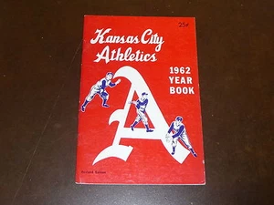 1962 KANSAS CITY A'S BASEBALL YEARBOOK EX - Picture 1 of 1